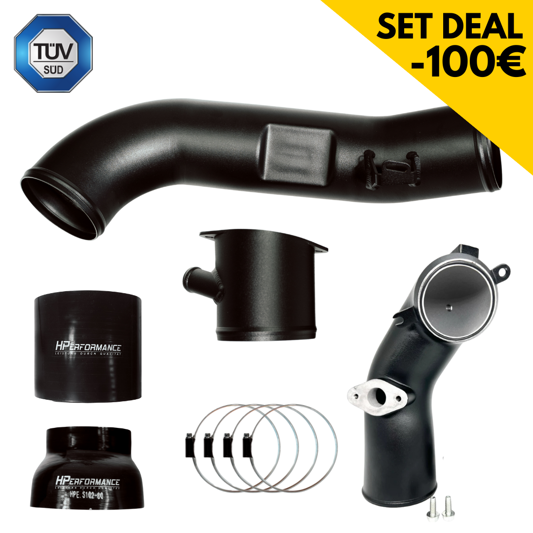 4" 100mm closed intake + 3.5" turbo inlet for Audi RS3 8P