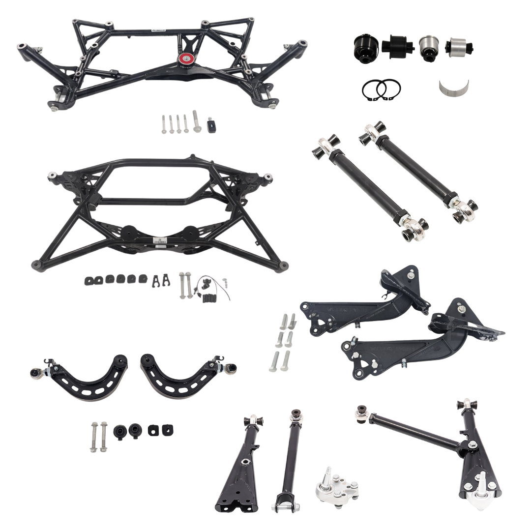 Complete subframe + control arm for MQB platform (AWD only)