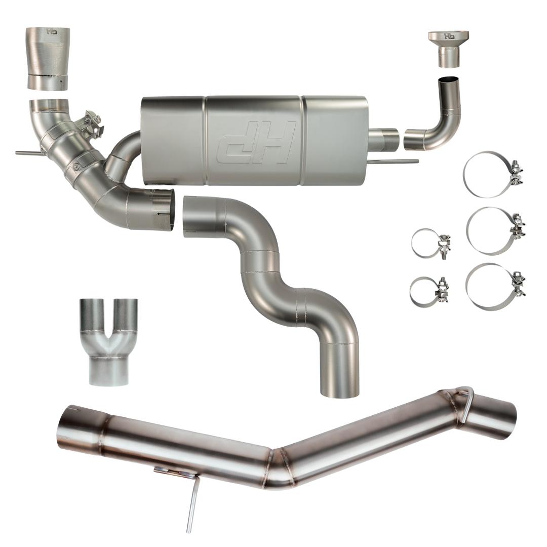 4 pouces - 101,6mm - RACE Système d'échappement pour Audi RS3 8Y - DNW