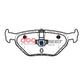 DB1415SS - Brake Pads Street Series Ceramic | Rear Axle