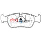 DB1224SS - Brake Pads Street Series Ceramic | Front Axle