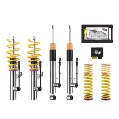 KW DDC - ECU Gewindefahrwerk inox - Audi RS3 8V & 8V Facelift