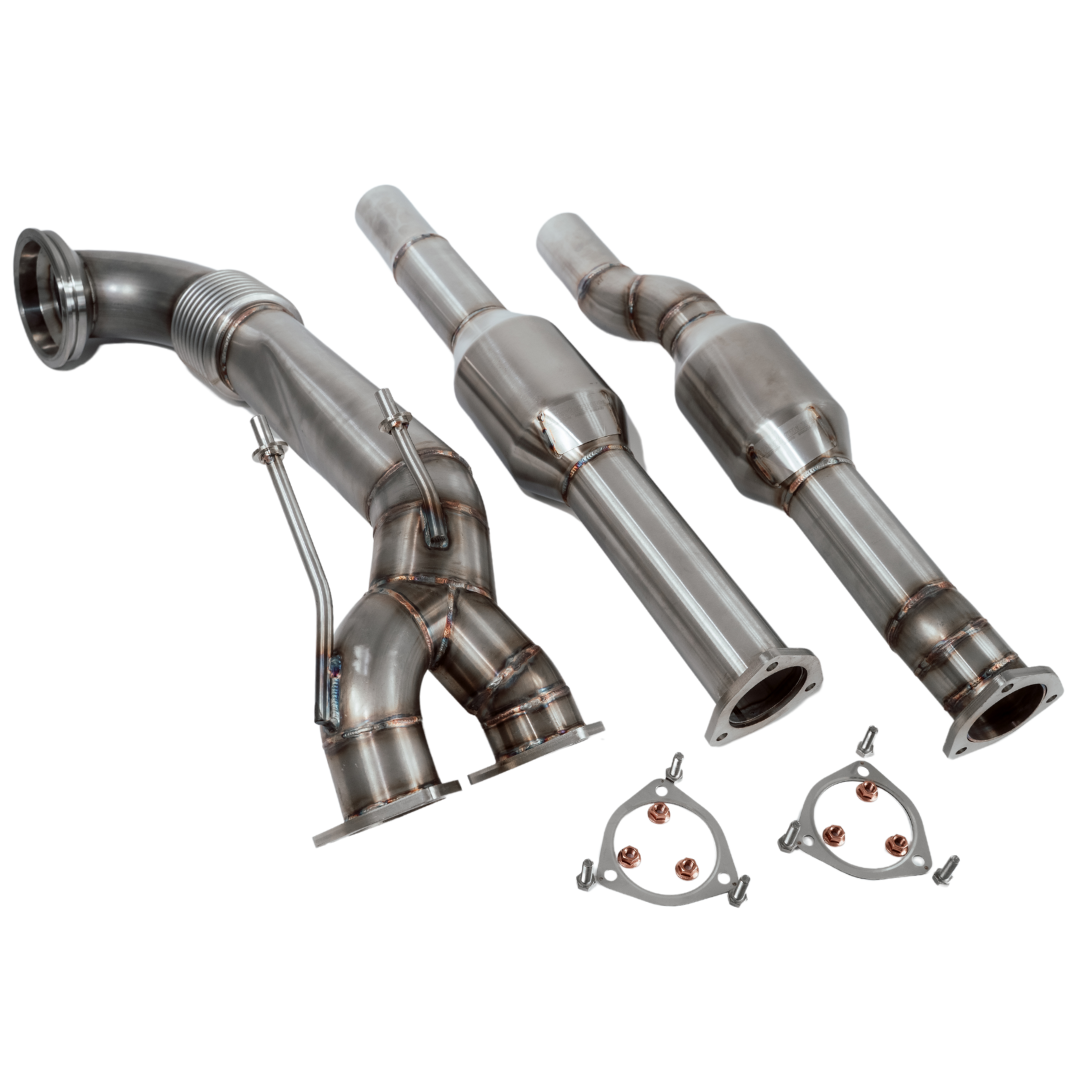 3,5" 90mm Downpipe für Audi RS3 8V