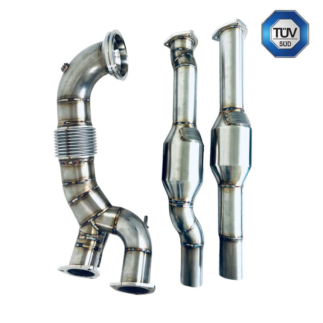 3.5" 90mm downpipe - RS3 8P & TTRS 8J - 340PS/360PS CEPA