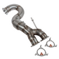 3,5" 90mm - Downpipe - RS3 8V FL, TTRS 8S, DAZ