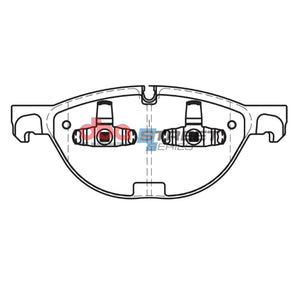 DB2197SS - Brake Pads Street Series Ceramic | Rear Axle