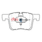 DB2223SS - Brake Pads Street Series Ceramic | Front Axle
