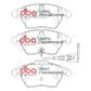 DBA2806S-1849SP - Brake Kit - Street Series T2 Slotted & Street Performance Brake Pads (2x DBA2806S + DB1849SP)