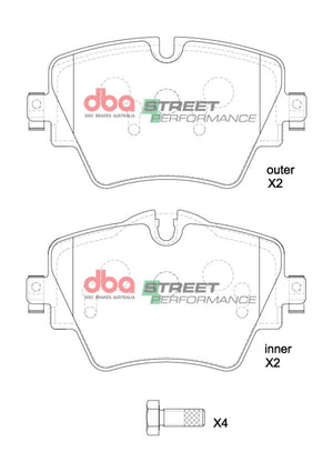DB2377SP - Brake Pads Street Performance | Front Axle