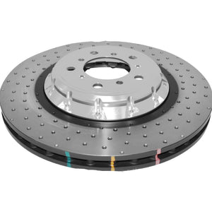 DBA52280SLVXD - 5000 series - Crossed Drilled & Dimpled Silver Hat