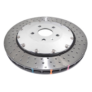 DBA53912SLVXD - 5000 series - Crossed Drilled & Dimpled Silver Hat