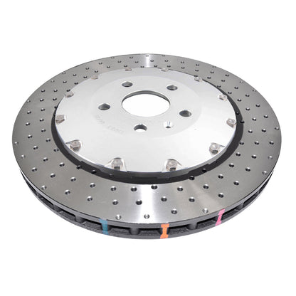 DBA53912SLVXD - 5000 series - Crossed Drilled & Dimpled Silver Hat