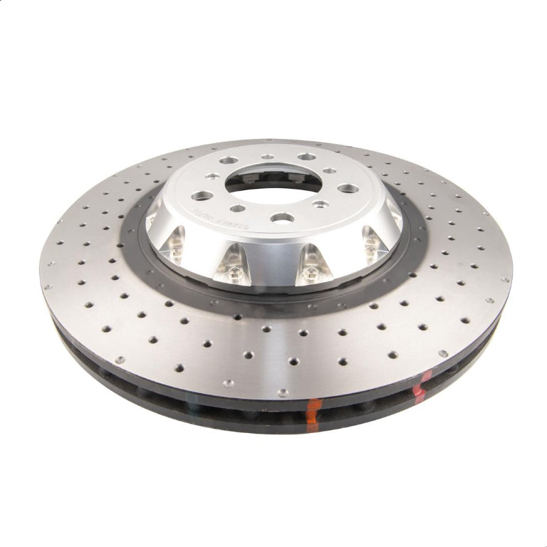 DBA53298SLVXD - 5000 series - Crossed Drilled & Dimpled Silver Hat