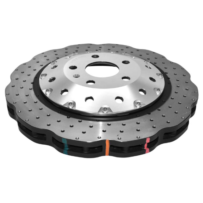 DBA52844WSLVXD - 5000 series - Crossed Drilled & Dimpled Silver Hat