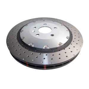 DBA52844SLVXD - 5000 series - Crossed Drilled & Dimpled Silver Hat