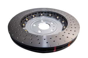 DBA52844SLVXD - 5000 series - Crossed Drilled & Dimpled Silver Hat