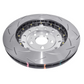 DBA Upgrade Bremse 5000 Series - T3 Slotted Silver Hat - DBA53912SLVS - TTRS 8S