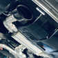 3.5" 89mm exhaust system AUDI RS Q3 8U - CZG 2.5 TFSI - ECE approval TÜV