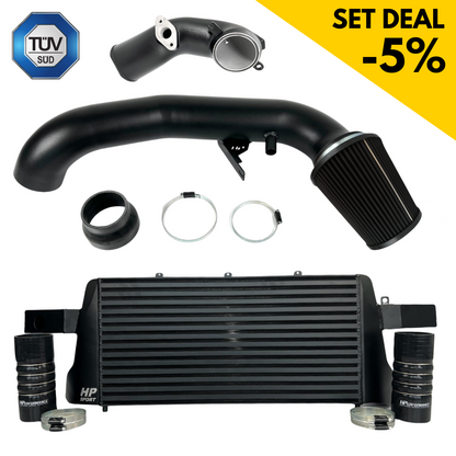 FRISCHLUFT Set - Ladeluftkühler + offene Ansaugung + Turboinlet + Luftleitblech für Audi TTRS 8J