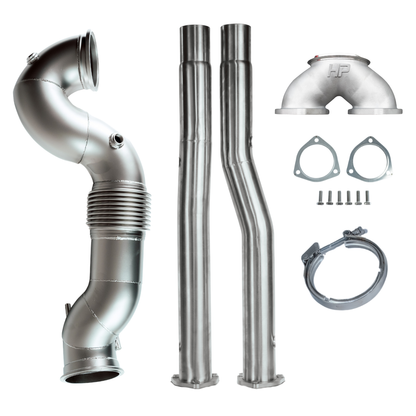 4" 101,6mm Catless RACE Downpipe - Audi RS3 & TTRS - DAZA