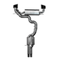 4 Zoll - 101,6mm - ECE Abgasanlage für Audi RS3 8V Facelift - DAZA