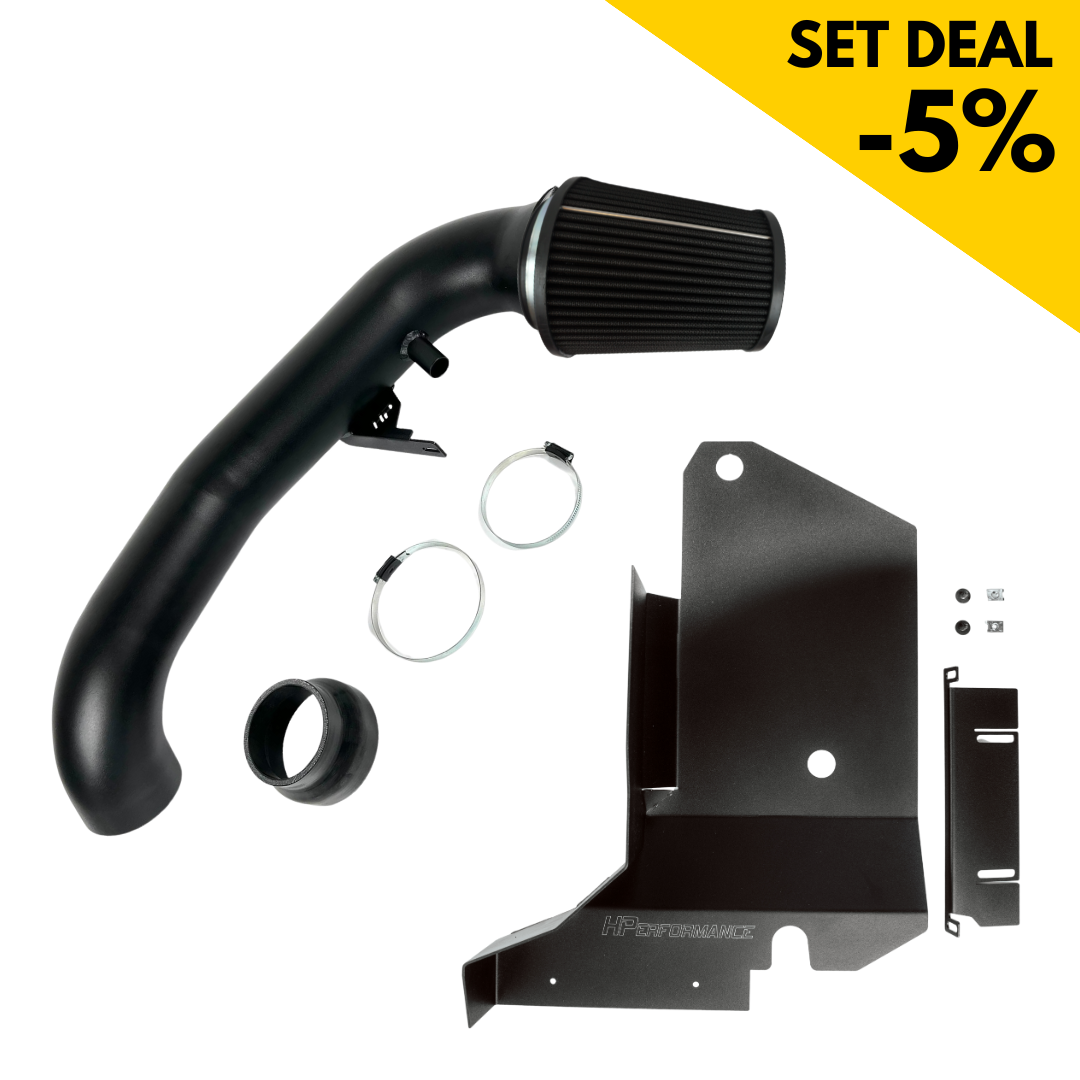 4" 100mm open intake air baffle for Audi RS3 8P1