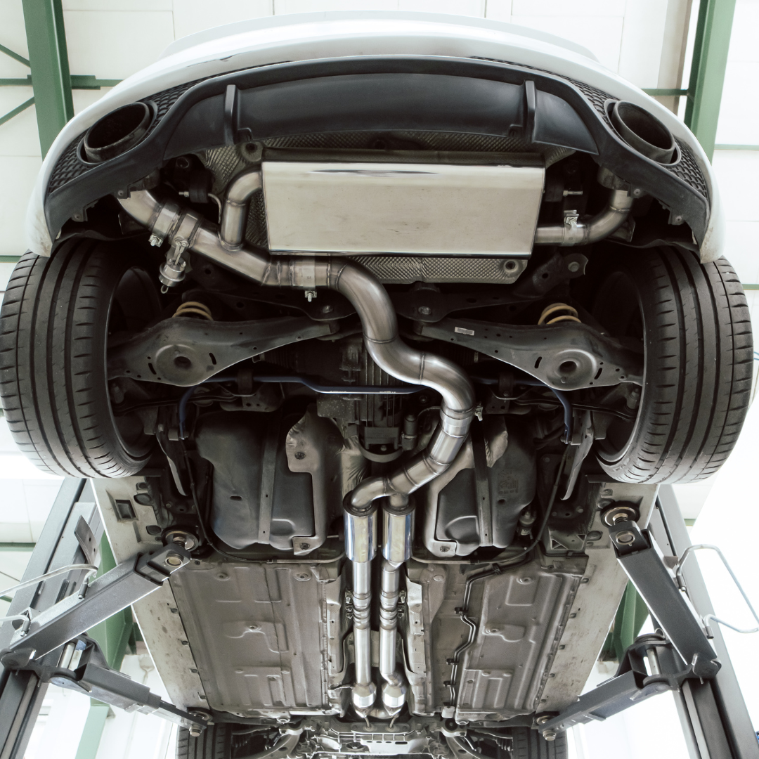 3.5" 89mm ECE exhaust system for Audi TTRS 8J - CEPA 2.5 TFSI