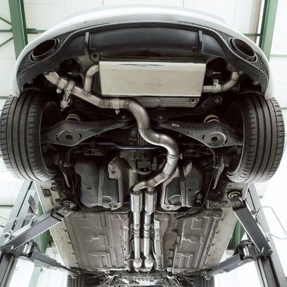 3.5" 89mm ECE exhaust system for Audi TTRS 8J - CEPA 2.5 TFSI