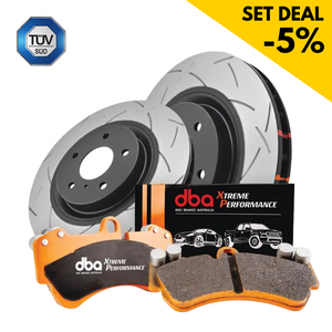 DBA42830S-8849XP - Bremsscheiben-Kit Vorderachse - 4000 Series T3 Slotted & Xtreme Performance Bremsbeläge (2x DBA42830S + DB8849XP)