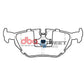 DB1132SS - Brake Pads Street Series Ceramic | Rear Axle