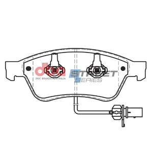DB2202SS - Bremsbeläge Street Series Semi-metallic | Vorne Achse
