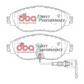 DBA2830S-8849SP - Bremsscheibe-Kit - Street Series T2 Slotted & Street Performance Bremsbeläge (2x DBA2830S + DB8849SP)