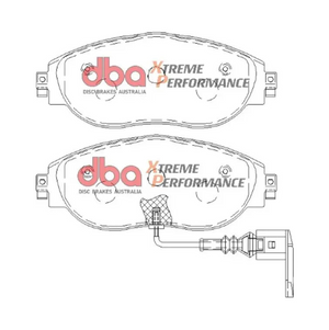 DBA42830S-8849XP - Bremsscheibe-Kit - 4000 Series T3 Slotted & Xtreme Performance Bremsbeläge (2x DBA42830S + DB8849XP)