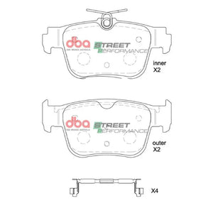 DB8850SP - Bremsbeläge Street Performance | Hinten Achse
