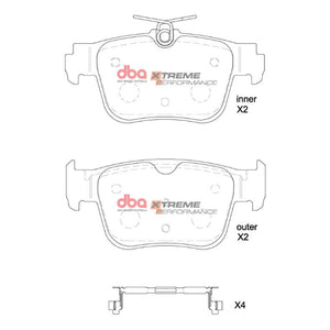 DB8850XP - Brake Pads Xtreme Performance | Rear Axle