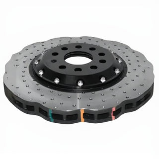 DBA52830WBLKXD - 5000 series - Crossed Drilled & Dimpled Black Hat