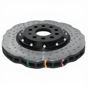 DBA52830WBLKXD - 5000 series - Crossed Drilled & Dimpled Black Hat