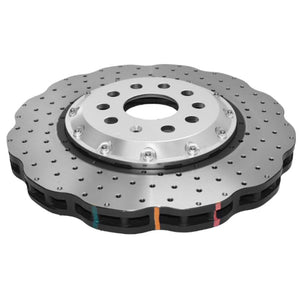 DBA52830WSLVXD - 5000 series - Crossed Drilled & Dimpled Silver Hat