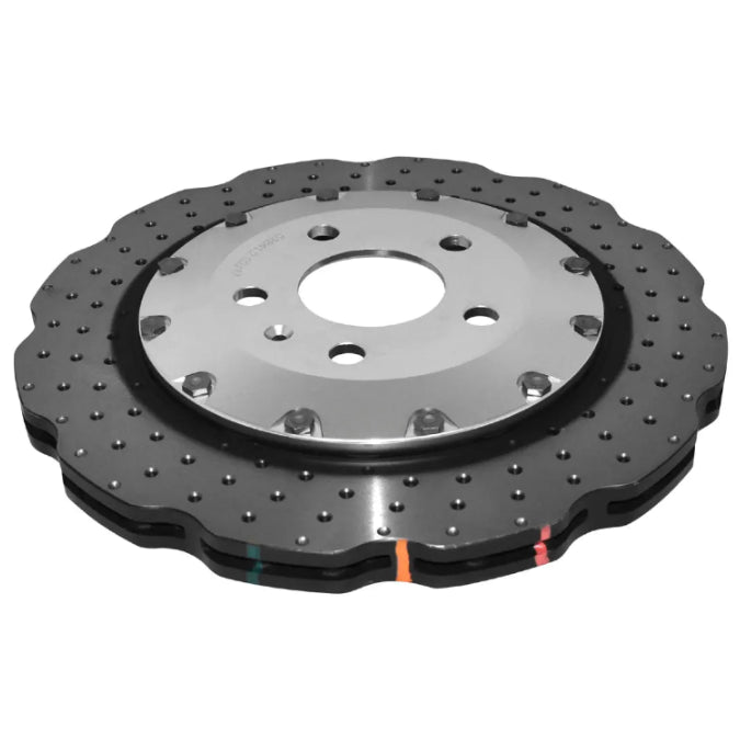 DBA52841WSLVXD - 5000 series - Crossed Drilled & Dimpled Silver Hat