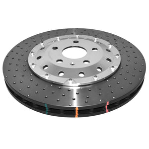 DBA52842SLVXD - 5000 series - Crossed Drilled & Dimpled Silver Hat