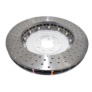 DBA53912SLVXD - 5000 series - Crossed Drilled & Dimpled Silver Hat