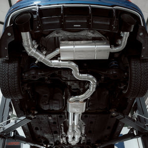 4 Zoll - 101,6mm ECE Abgasanlage für Audi TTRS 8S OPF ROADSTER - DNWA