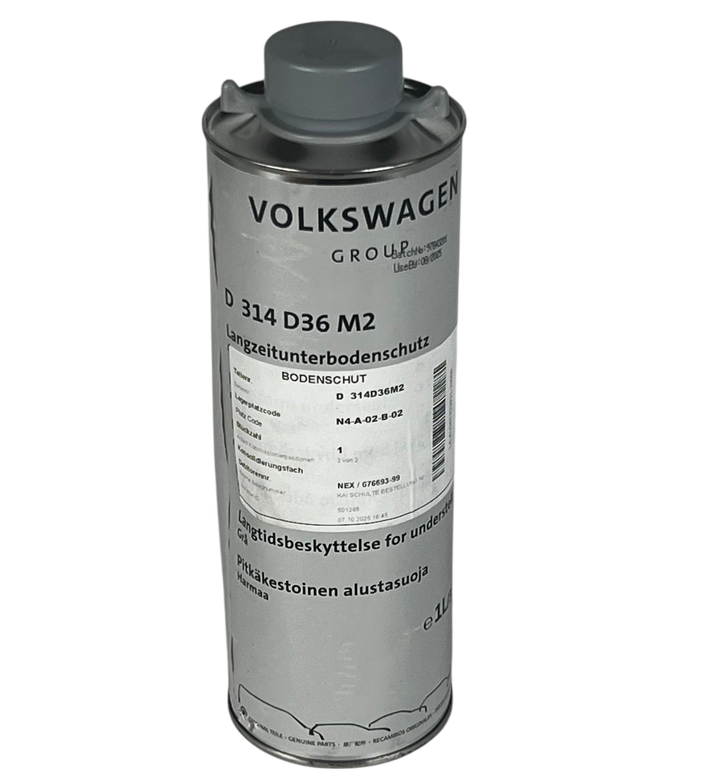Langzeitunterbodenschutz - D   314 D36 M2  - Original Ersatzteil für Audi RS3 8Y