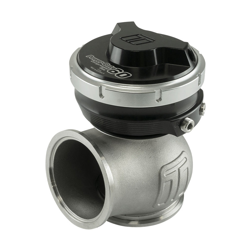 Turbosmart Gen V Power Gate 60CG ‘Compressed Gas’ 5psi externes Wastegate (schwarz)