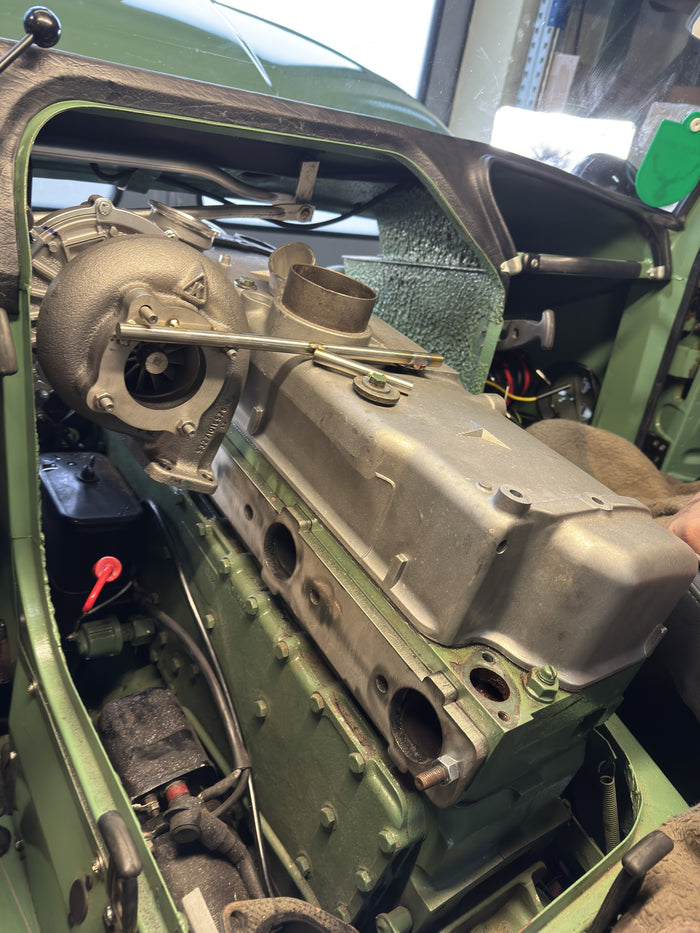 Unimog U406 Turbokit – Erste Anprobe