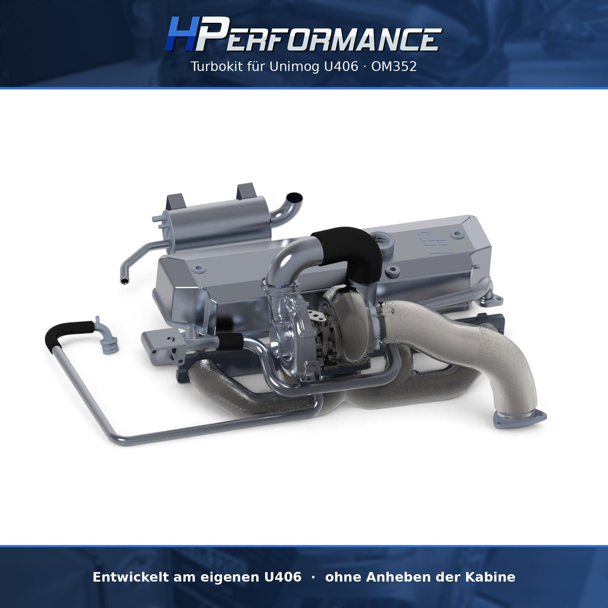 HPerformance Turbokit für Unimog U406 – entwickelt am eigenen U406