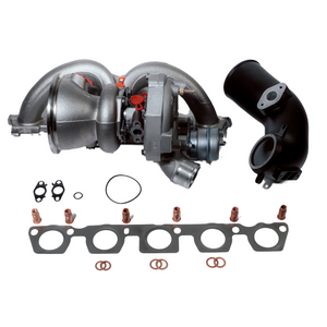 Juego: TC Turbos X610 - K16 turbocompresor + 3.5" turbo inlet + juego de juntas del colector - Audi RS3 TTRS RSQ3 - CEPA CZG