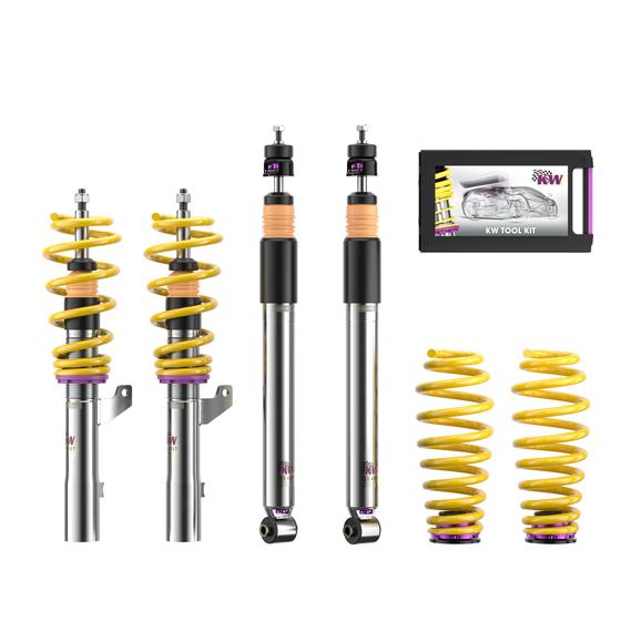 Kit de suspension à vis filetées KW V3 inox (y compris arrêt pour amortisseurs électriques) - Cupra Formentor VZ VZ5