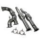 90mm 3,5" Retrofit Downpipe - Audi RS3 8P & TTRS 8J - 340PS/360PS CEPA