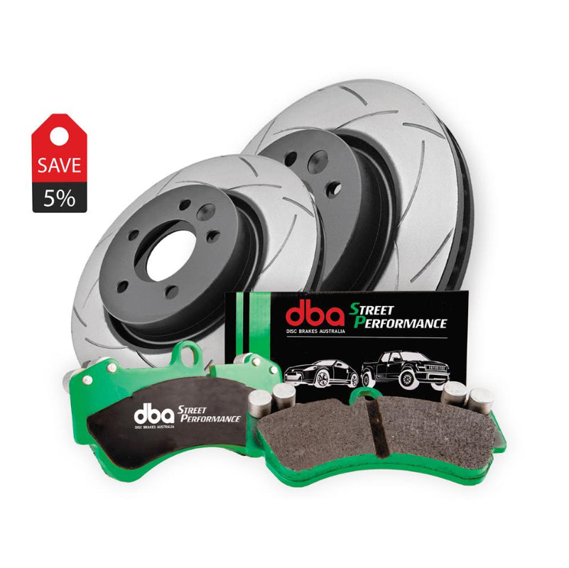 DBA2830S-8849SP - Brake Kit - Street Series T2 Slotted & Street Performance Brake Pads